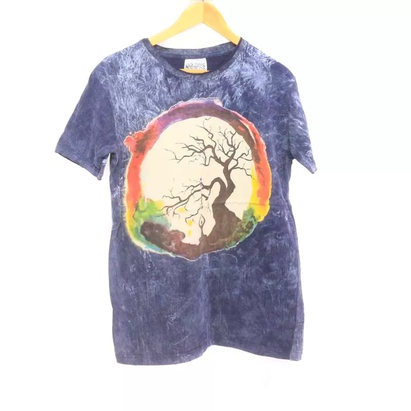 "No Time" T-Shirt Tree Size M Stonewashed