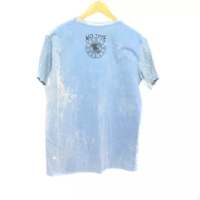 "No Time" T-Shirt Baum Größe M Stonewashed