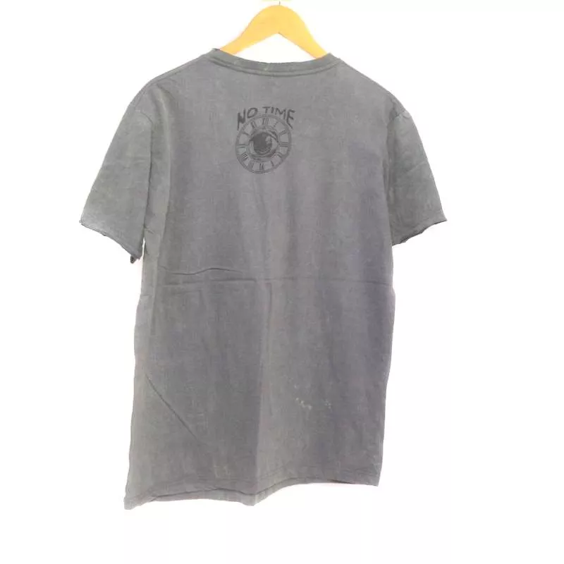 "No Time" T-Shirt Baum Größe M Stonewashed