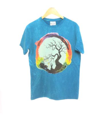 "No Time" T-Shirt Tree Size M Stonewashed