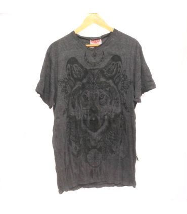 "Sure" Wolf dreamcatcher T-shirt size L