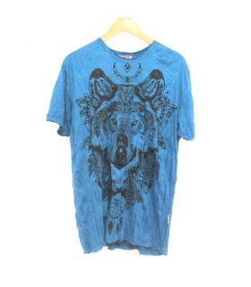 Camiseta de Wolf Dreamcatcher "Seguro", talla L.