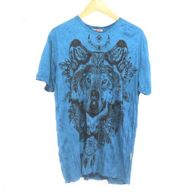 "Sure" Wolf dreamcatcher T-shirt size L