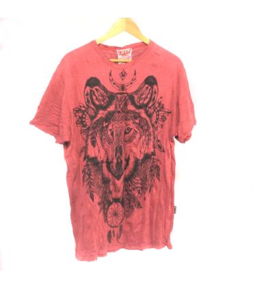 T-shirt "Sure" Wolf dreamcatcher taille L