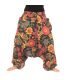 Pantalon sarouel - motif floral