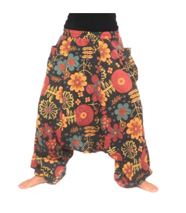 Harem pants - flower design