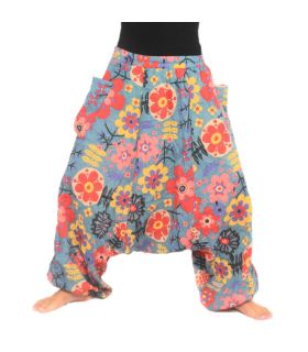 Pantalones de harén - diseño de flores