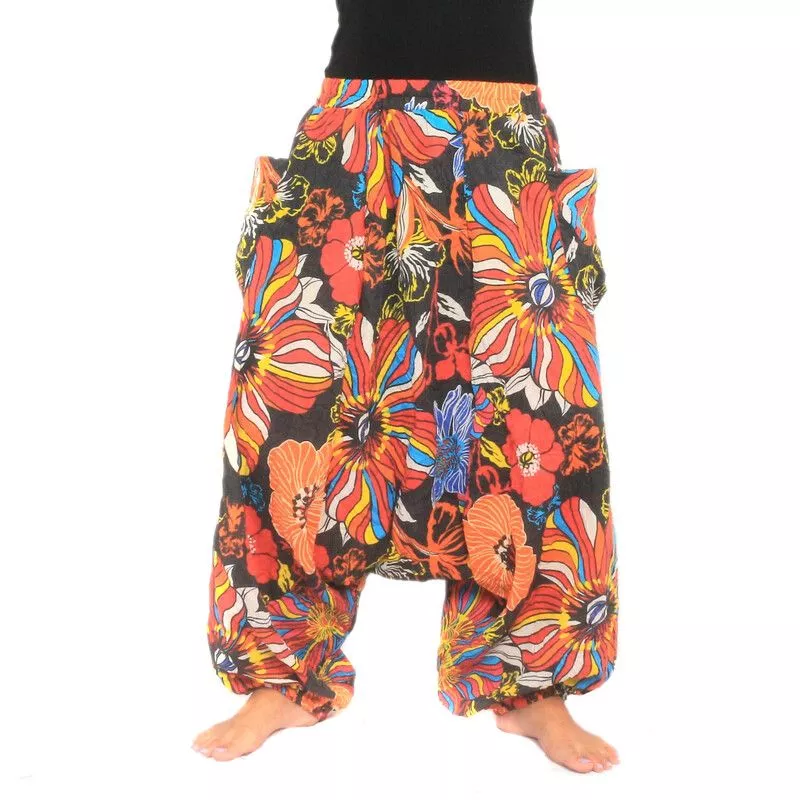 Harem pants - flower design