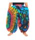 Wide balloon pants, bloomers, batik pants rayon