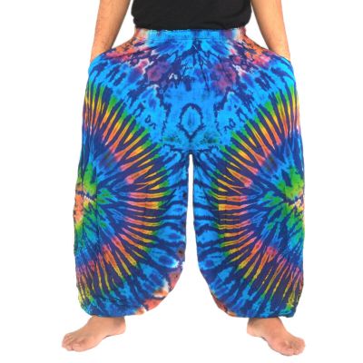 Weite Ballonhose, Pumphose, Batikhose Rayon