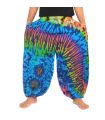 Weite Ballonhose, Pumphose, Batikhose Rayon