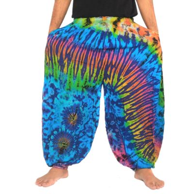 Weite Ballonhose, Pumphose, Batikhose Rayon