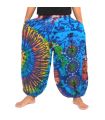 Weite Ballonhose, Pumphose, Batikhose Rayon