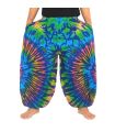 Weite Ballonhose, Pumphose, Batikhose Rayon