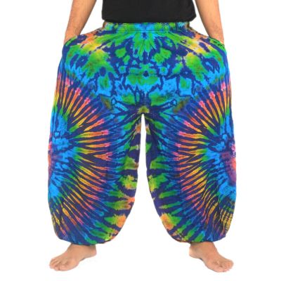 Weite Ballonhose, Pumphose, Batikhose Rayon