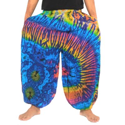 Weite Ballonhose, Pumphose, Batikhose Rayon