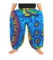 Weite Ballonhose, Pumphose, Batikhose Rayon