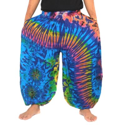 Weite Ballonhose, Pumphose, Batikhose Rayon