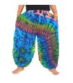Weite Ballonhose, Pumphose, Batikhose Rayon