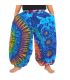 Weite Ballonhose, Pumphose, Batikhose Rayon