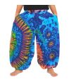 Weite Ballonhose, Pumphose, Batikhose Rayon