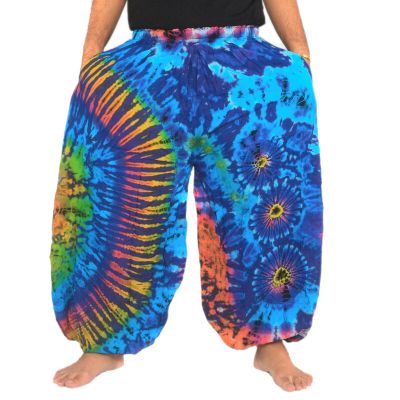 Weite Ballonhose, Pumphose, Batikhose Rayon