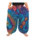 Wide balloon pants, bloomers, batik pants rayon