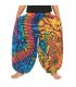 Wide balloon pants, bloomers, batik pants rayon