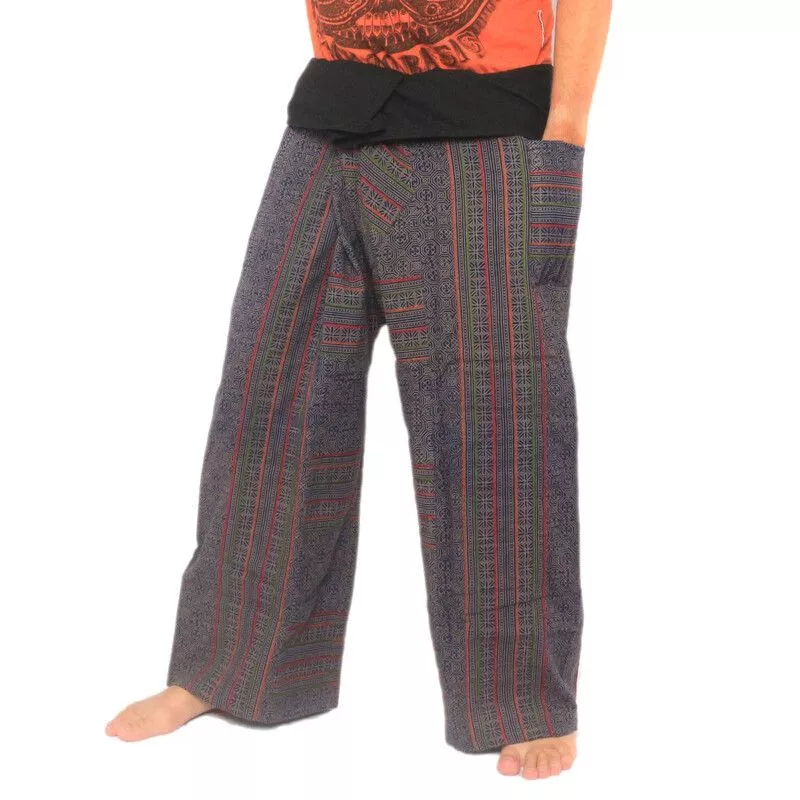 Thai fisherman pants from Chiang Mai, heavy cotton