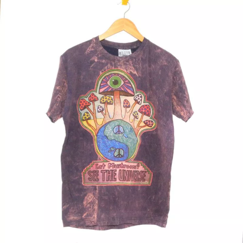 copy of "No Time" Pilze T-Shirt Größe M Stonewashed