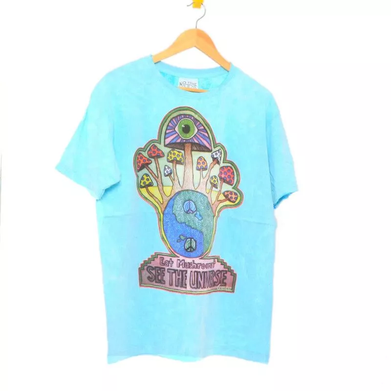 "No Time"  T-Shirt Größe L Stonewashed