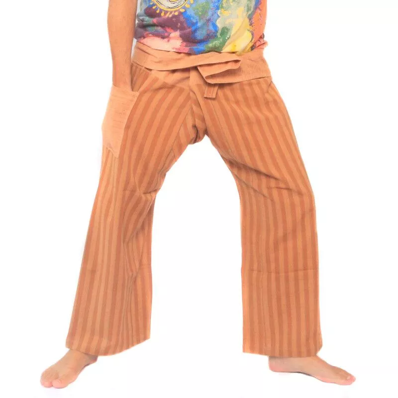 copy of Thai Fischerhose handgewebt - natürliche Farben