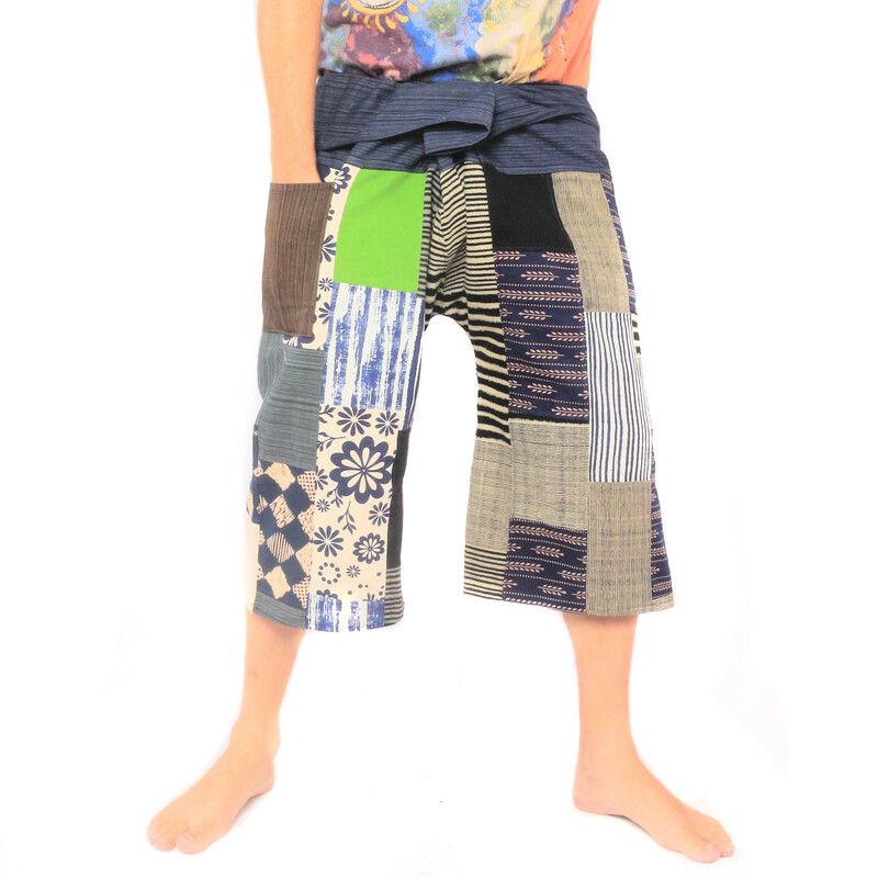 3/5 Pantalon de pêcheur thaïlandais - coton