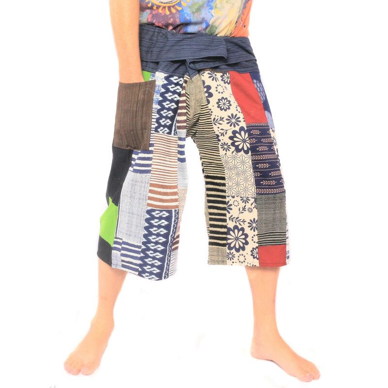 3/5 Pantalon de pêcheur thaïlandais - coton