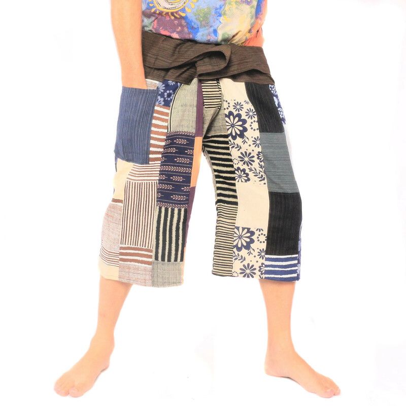 3/5 Pantalon de pêcheur thaïlandais - coton