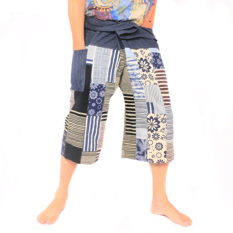 3/5 Pantalon de pêcheur thaïlandais - coton