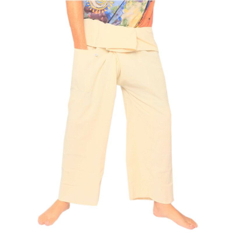 Pantalon de pêcheur thaïlandais en coton lourd