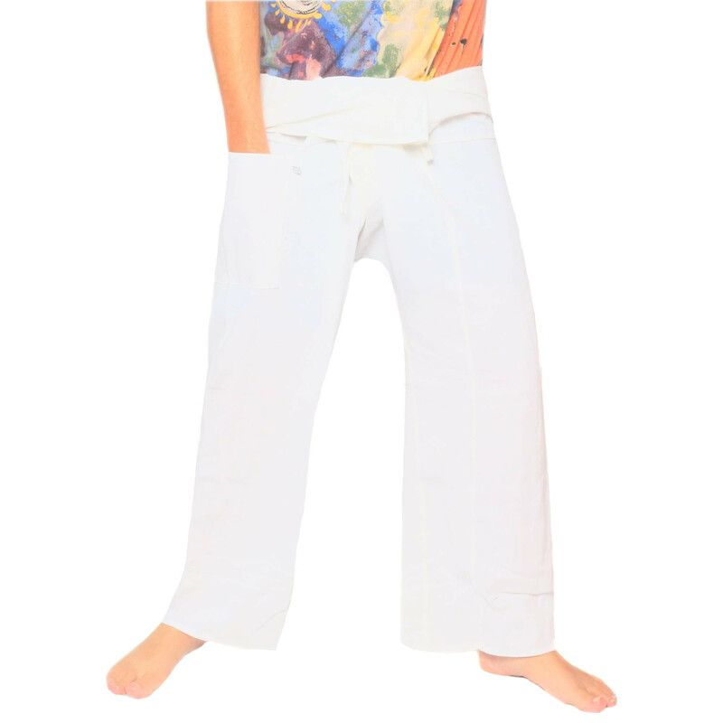 Pantalon de pêcheur thaïlandais en coton lourd