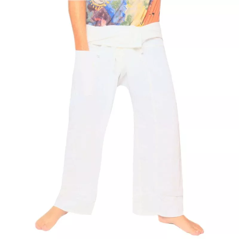 Pantalon de pêcheur thaïlandais en coton lourd