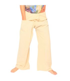 Pantalon de pêcheur thaïlandais - non teint - extra long