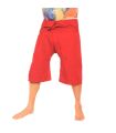 Thai Fischerhose Shorts aus Viskose in vielen Farben