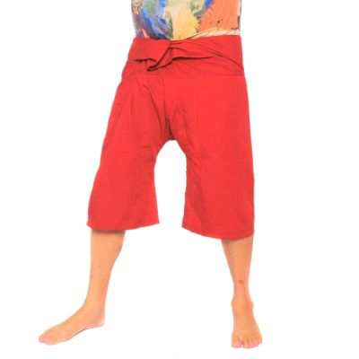 Thai Fischerhose Shorts aus Viskose in vielen Farben