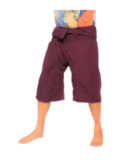 Thai Fischerhose Shorts aus Viskose in vielen Farben
