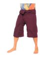 Thai Fischerhose Shorts aus Viskose in vielen Farben