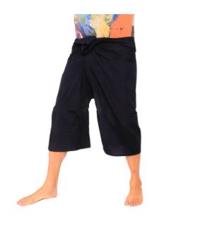 Thai Fischerhose Shorts aus Viskose in vielen Farben