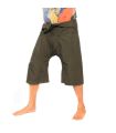 Thai Fischerhose Shorts aus Viskose in vielen Farben