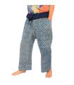 Authentic Thai Fisherman Pants from Chiang Mai - Indigo Print on Heavy Cotton (Size M)
