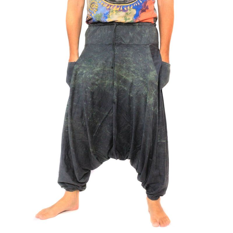 Aladinhose Stone Washed aus Baumwolle Unisex & weich