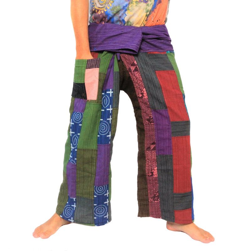 Thai fisherman pants patchwork size XL