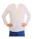 Camisa de algodón tailandesa blanca talla XXL